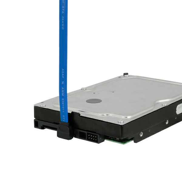 OWLTECH｜オウルテック SATA3.0ケーブル 100cm［ストレート - 上L型］コネクター ...