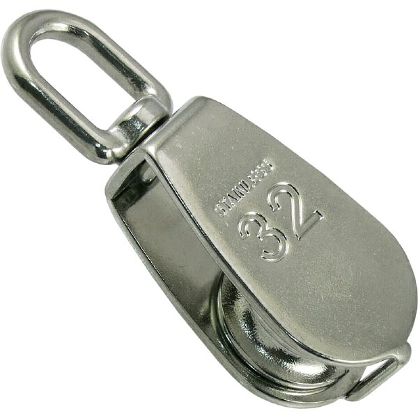 サイズ:A=36mmxB=24mmxC=15mmxD=6mmxL=98mm。使用ロープ径=Φ12mm。