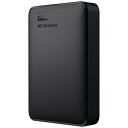 【エントリーで2倍pt(4/21まで)】 WESTERN DIGITAL｜ウェスタン デジタル WDBU6Y0050BBK-JESE 外付けHDD USB-A接続 WD Elements Portable 5TB /ポータブル型