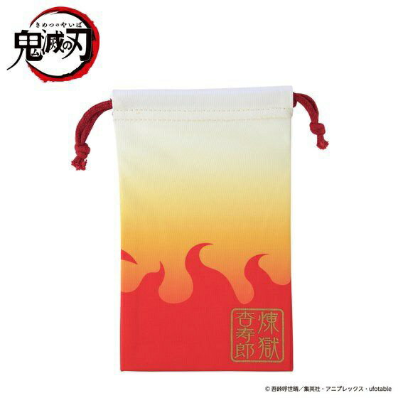バンダイ　BANDAI 鬼滅の刃 眼鏡拭き巾着 煉獄杏寿郎（れんごくきょうじゅろう）のサムネイル