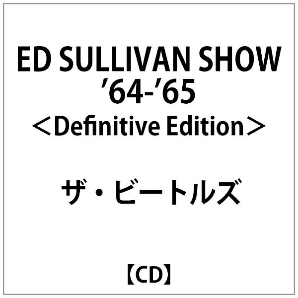 ɥ˥Adonis Square ӡȥ륺/ ED SULLIVAN SHOW 64-65 Definitive EditionCD Բġ