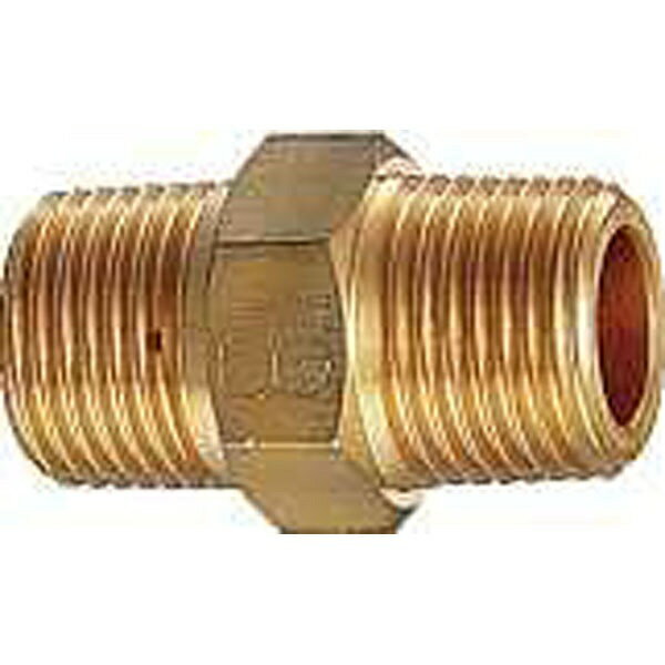 カクダイ｜KAKUDAI 6128-25x20 砲金ニップル 6128-25x20