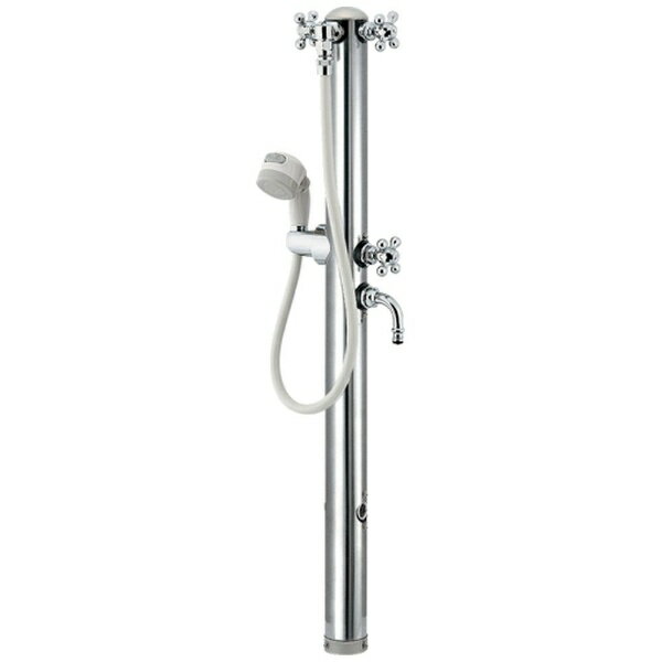 【エントリーで最大全額ポイント還元｜1/5まで】 カクダイ｜KAKUDAI 624-207 ステンレス双口シャワー混合栓柱 624-207