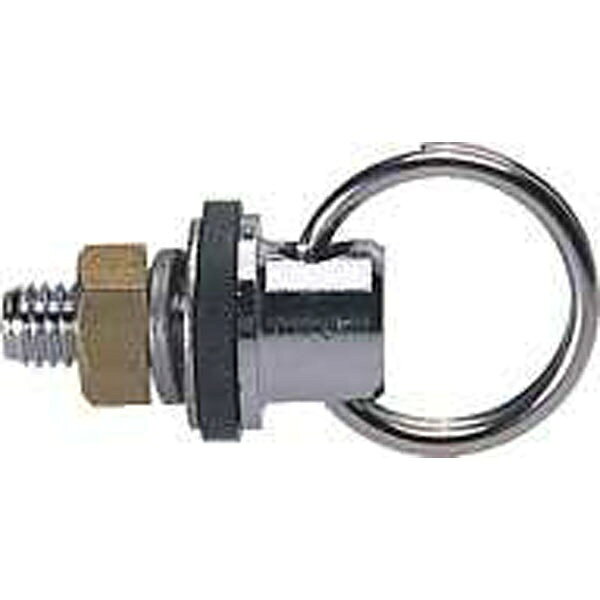 ●くさり用ヒートン。●取付穴径： 5〜8mm ●材質： 黄銅・ステンレス