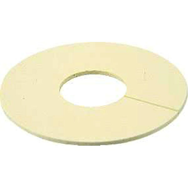 ●排水穴カバー用プレート。●サイズ；外径： 61mm/内径： 22.9mm ●材質： PVC ●カラー： アイボリー ●のり付き