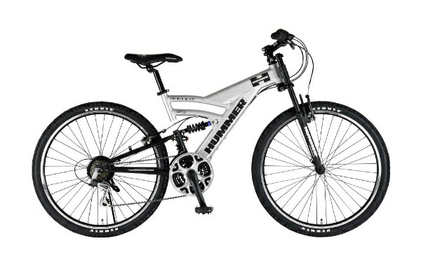 ハマー｜HUMMER 26型 MTB HUMMER DH2618-E(シルバー/18段変速)13174-8999【組立商品につき返品不可】 【代金引換配送不可】