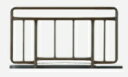 FRANCEBED|フランスベッド サイドレール SR300JJ 2本1組(ブラウン) フランスベッド【キャンセル・返品不可】