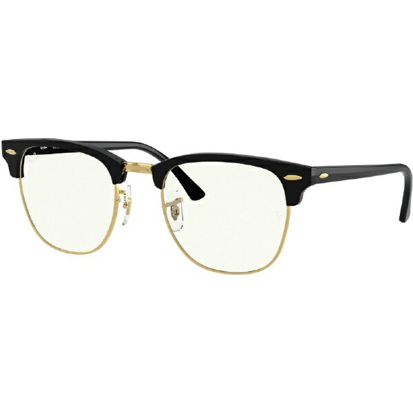 レイバン｜RayBan CLUBMASTER RB3016 901/BF 51mm シャイニーブラック/クリア ブルーライトカット【ew21_rb】