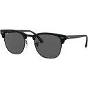 レイバン｜RayBan CLUBMASTER RB3016 1305B1 49mm リンクルドブラック/ダークグレークラシック