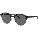 レイバン｜RayBan CLUBROUND RB4246 1305B1 51mm リンクルドブラック/ダークグレークラシック