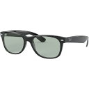 レイバン｜RayBan NEW WAYFARER RB2132F 601/R5 55mm シャイニーブラック/ライトグレー