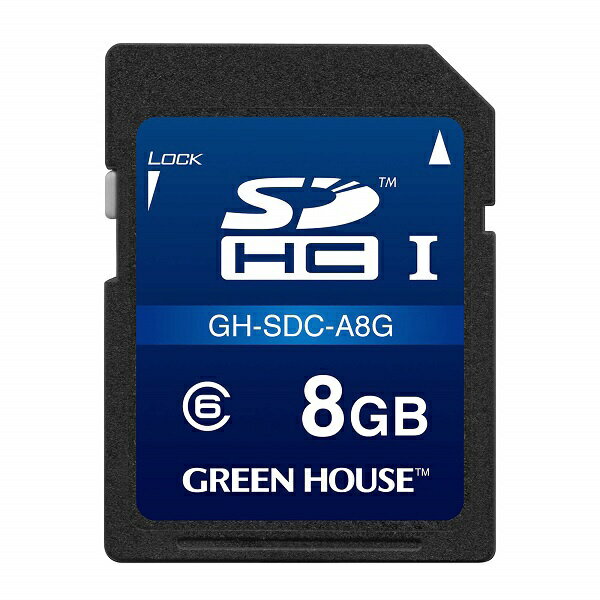 グリーンハウス｜GREEN HOUSE SDHCカード ドライブレコーダー向け GH-SDC-A8G Class6 /8GB