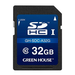 グリーンハウス｜GREEN HOUSE SDHCカード ドライブレコーダー向け GH-SDC-A32G [Class10 /32GB]