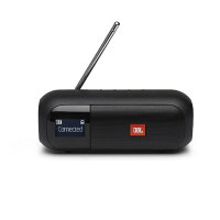 JBL｜ジェイビーエル ブルートゥーススピーカー ワイドFMラジオ搭載 ブラック JBLTUNER2FMBLKJN [Bluetooth対応]【rb_audio_cpn】