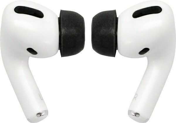 OWLTECH｜オウルテック AirPodsPROイヤーピース L 3ペア ブラック OWL-FTAL-BK