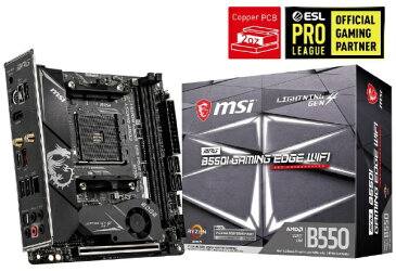 MSI　エムエスアイ マザーボード MPG B550I GAMING EDGE WIFI [MiniITX /Socket AM4]