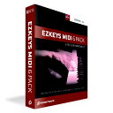 『EZKEYS MIDI 6PACK』は、ピアノ音源シリーズ「EZ KEYS」専用の追加MIDIライブラリのシリアルナンバーが6個入ったお得なバンドル製品です。通常合計金額よりも約25％お得に、6つの追加MIDI ライブラリをご購入頂けます。同梱されている6 個のシリアルナンバーはEZKEYS MIDI シリーズ全製品に共通なので、レジストレーション（製品登録）時、十数点にも及ぶラインナップの中からお好きな製品を自由に選択頂けます。