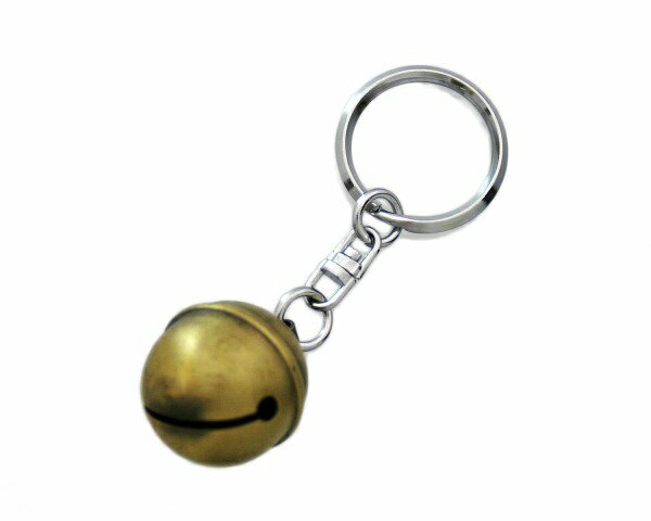 キーホルダーを、楽しく便利にするアクセサリパーツです。キーホルダー・名札シリーズキーホルダー用アクセサリ。綺麗な音色の鈴ホルダーです。サイズ： 66×21mm。