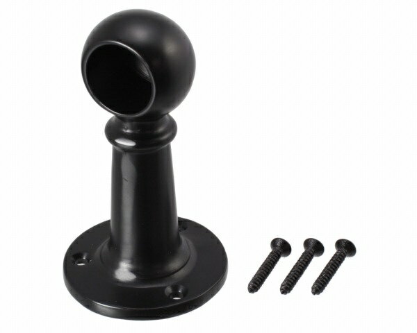 37515 首長ブラケット 止 16mm ブラック 1個入