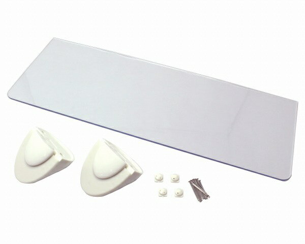 ハイロジック｜HILOGIK 58572 石膏ボード用アクリル板シェルフ 350mm 1組入 00058572-001