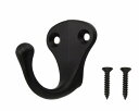 ハイロジック|HILOGIK 58634 スタイリッシュ コートフック ブラック 1個入 00058634-001