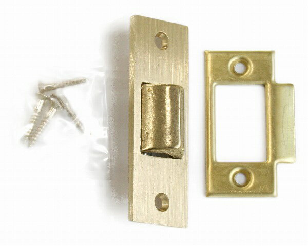 開き戸を固定する空締り用金具です。家具・タンスの補修交換部品■材質： 真鍮■入数： 1開き戸の固定。施錠を必要としない戸を自然に開かにように固定します。サイズ： 中。