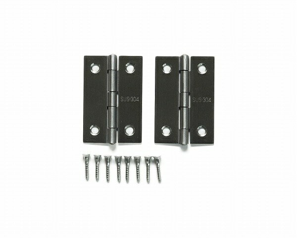 家具・建具の組立・補修等に最適な蝶番です。家具・タンスの蝶番（丁番）シリーズ■材質： ステンレス■入数： 2枚家具・建具の開き扉用丁番。開き戸の開閉軸に用いる金物です。サイズ： 51mm。入数： 2。