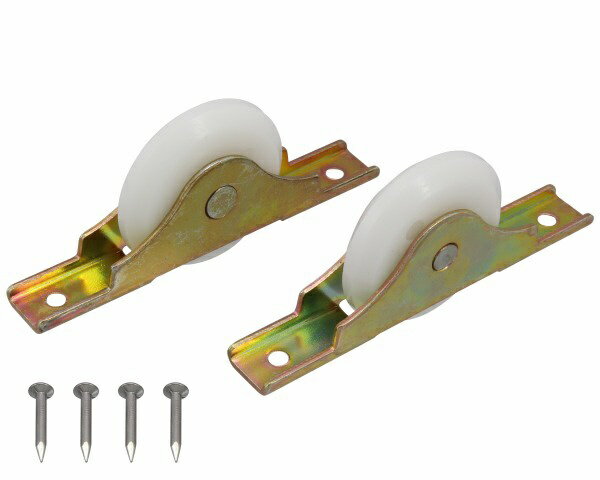 ハイロジック｜HILOGIK U-804 Vレ-ル戸車V型鉄枠42mmD 2個入 00071804-001