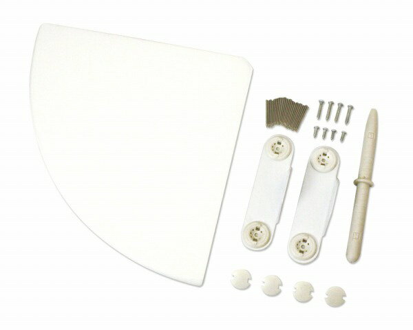 ケイ・ジー・ワイ工業｜KGY PS-200WW プラスターシェルフ コーナー ホワイト 00297035-001