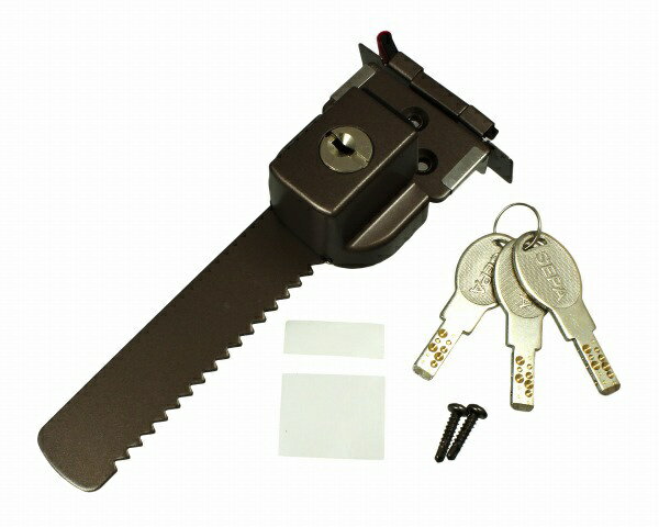 200-U 引違戸用防犯錠 D型ディンプル 3本キー