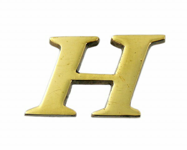 樂天商城 - 光｜HIKARI QL20-H 真鍮ゴールド文字 大文字 英 H 00872682-001