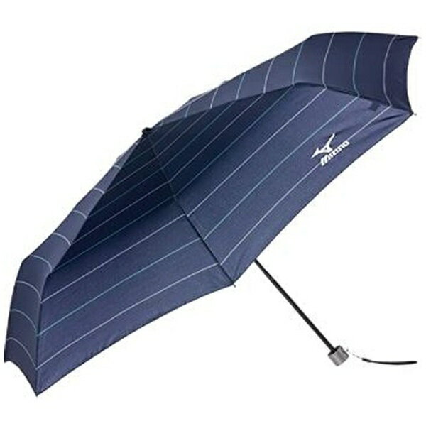 ムーンバット｜MOONBAT 紳士ミニ ボーダー MIZUNO ディープブルー [雨傘 /メンズ]