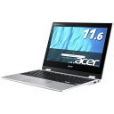 ACER　エイサー Chromebook クロームブックCP311-3H-A14N ノートパソコン Chromebook （クロームブック） Spin 311(コンバーチブル型) ピュアシルバー [11.6型 /MediaTek /eMMC：32GB /メモリ：4GB /2020年9月モデル][11.6インチ 新品 クロームOS]
