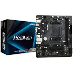 ASROCK｜アスロック マザーボード A520M-HDV [MicroATX /Socket AM4]