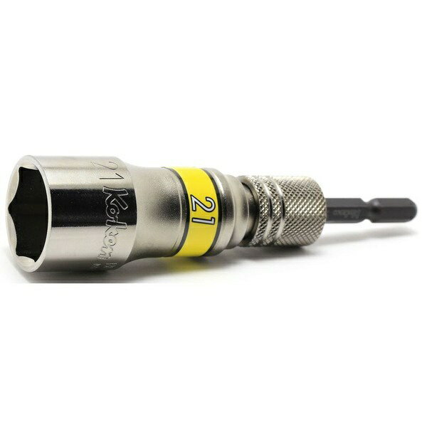 山下工業研究所｜KO-KEN TOOL 1/4H ビット交換式リードソケット21mm BD042N-21