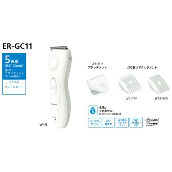 Panasonic�åѥʥ��˥å� ER-GC11-W �إ����å��� �� [��ή���ż�]