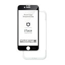 HAMEEbn~B iPhoneSE 3E2  8 7 6s 6p]iFace Round Edge Tempered Glass Screen Protector EhGbWKX ʕیV[g 41-890264 ubN