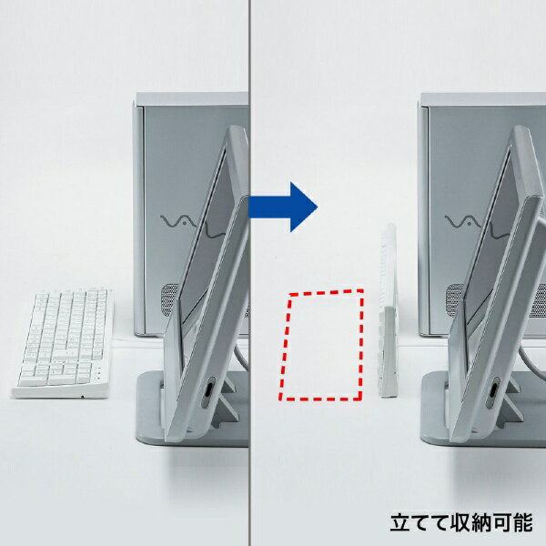 サンワサプライ｜SANWA SUPPLY キーボード (Nintendo Switch、Windows11対応) ホワイト SKB-KG2WN2 [有線 /PS/2・USB]【rb_ keyboard_cpn】 2