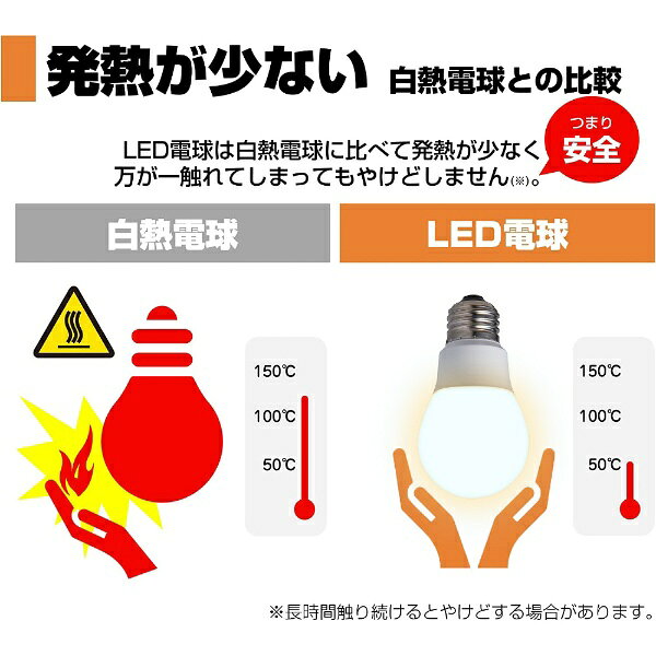 ELPA｜エルパ LED電球 電球型タイプ 電球色 LDA7L-G-G5104