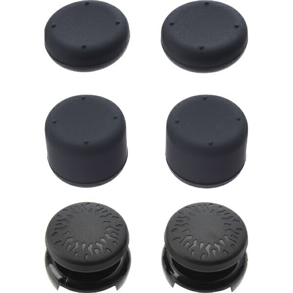 サイバーガジェット|CYBER Gadget PS5用 アナログスティックカバー&アシストスティックセット ブラック CY-P5ASCAS-BK【PS5】