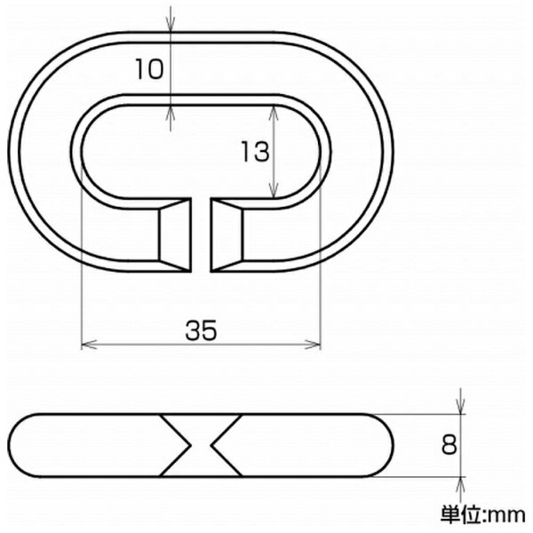 �ϥ������å���HILOGIK 11263 ���ƥ�쥹 C��� 9mm 1���� 00011263-001