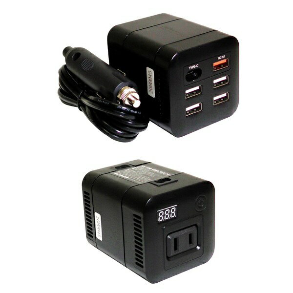 缫ȡDAIJI INDUSTRY С USB󥻥 ŲסAC1/100WUSB-A4/4.8AUSB-C1PBб18WˡUSB-QC1ʺ18WB/Tåǽդ SIV-100