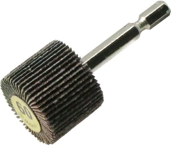 軸径：六角6.35mm。研磨部：30×25mm。砥材/粒度：A#60。最高回転数：20,000min-1。
