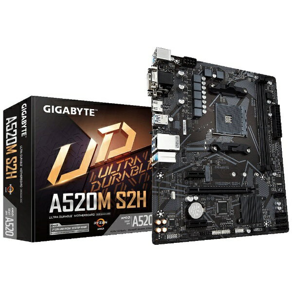 GIGABYTE｜ギガバイト マザーボード A520M S2H [MicroATX /Socket AM4] 1