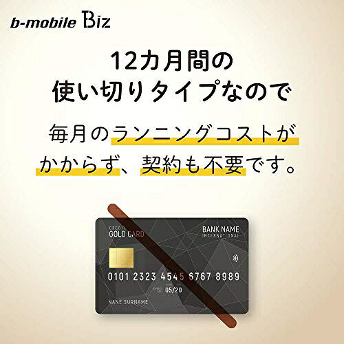 楽天ビック(ビックカメラ×楽天)の日本通信｜Japan Communications マルチカットSIM ドコモ回線「BMGTPLBC12MCb-mobile Biz SIMパッケージ （DC/マルチ）」 BM-GTPLBC-12MC [マルチSIM /SMS非対応]｜アングル3