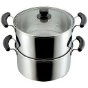 パール金属|PEARL METAL だんらん2段蒸し器28cm H-4795