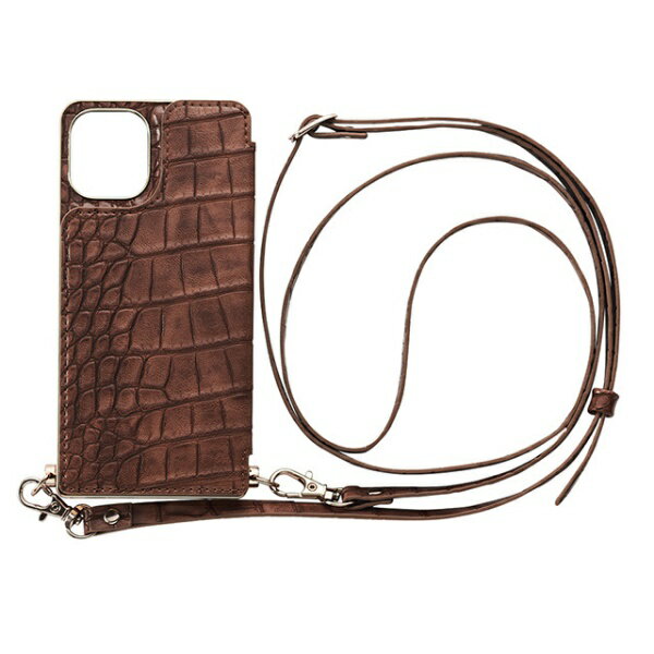 CCCフロンティア｜CCC FRONTIER iPhone 12 mini 5.4インチ対応 ケース Cross Body Case Animal Series クロコ ML-CSIP20M-2CBCR