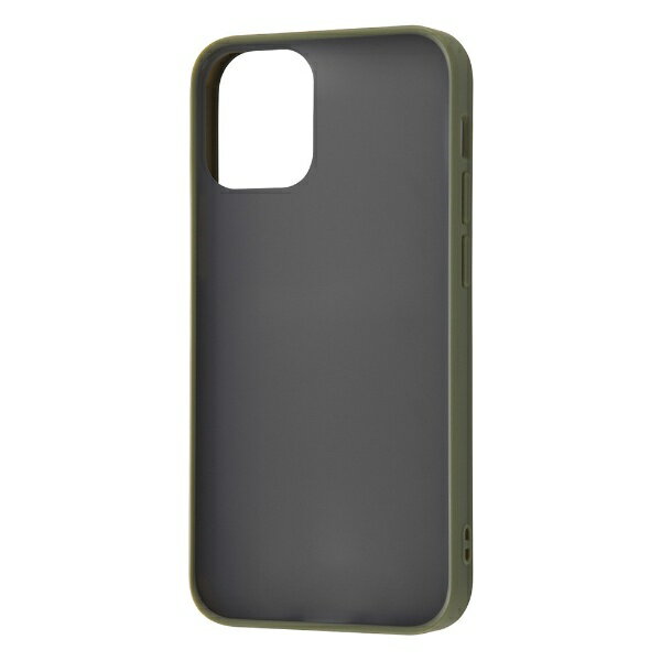 レイアウト｜rayout iPhone 12 mini 5.4インチ対応 耐衝撃マットハイブリッド Sarafit カーキ RT-P26BS3/G