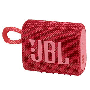 JBL｜ジェイビーエル ブルートゥース スピーカー レッド JBLGO3RED [防水 /Bluetooth対応]