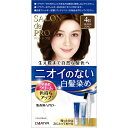 ダリヤ｜DARIYA SALON de PRO（サロンドプロ）無香料ヘアカラー 早染めクリーム（白髪用） 4E エレガントブラウン 1剤40g+2剤40g 4E エレガントブラウン